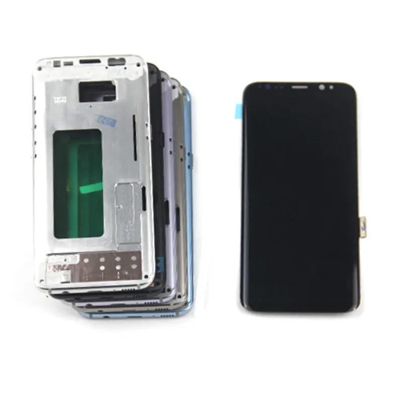 Для Samsung Galaxy S8 G950 G950F G950fd LCD сенсорный экран дигитайзер с ожогом оригинальный