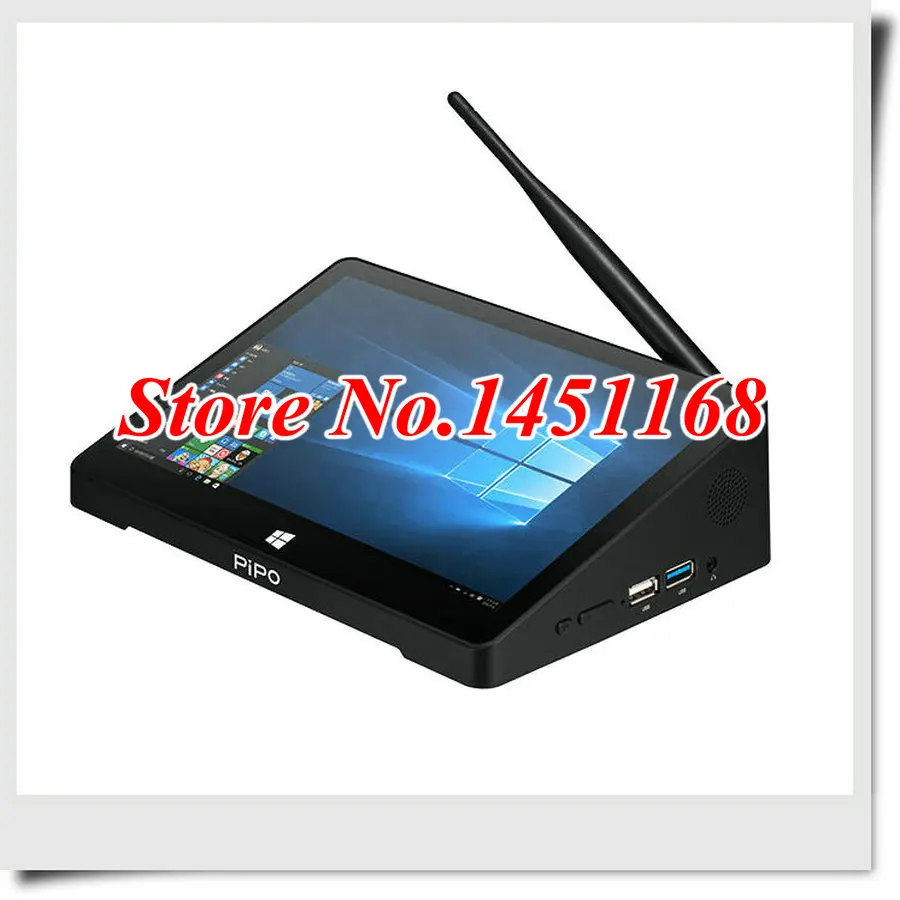 Мини ПК PIPO X12 Intel Cherry Z8350 четырехъядерный Windows10 ТВ бокс 4 ГБ/64 Гб 10 8 &quotкомпьютер |