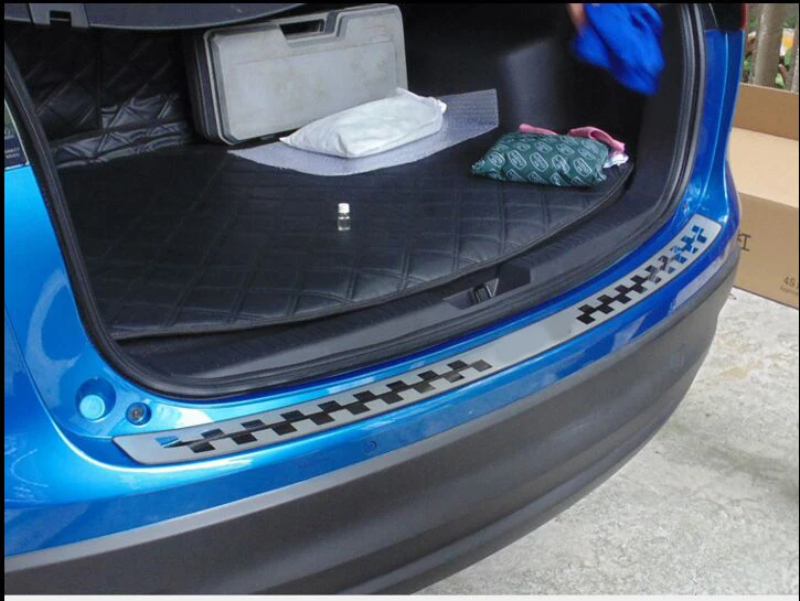

Подходит для Mazda CX-5 CX5 2013 2014 2015 2016, Задний Внешний бампер, защитная отделка, дверной порог, Аксессуары для планшетов