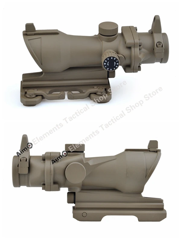 Aim-O ACOG 4x32 винтовка Зрительная труба красно-Зеленая Сетка с креплением Riflescope охотничий аксессуар ACOG 4x32 AO5319
