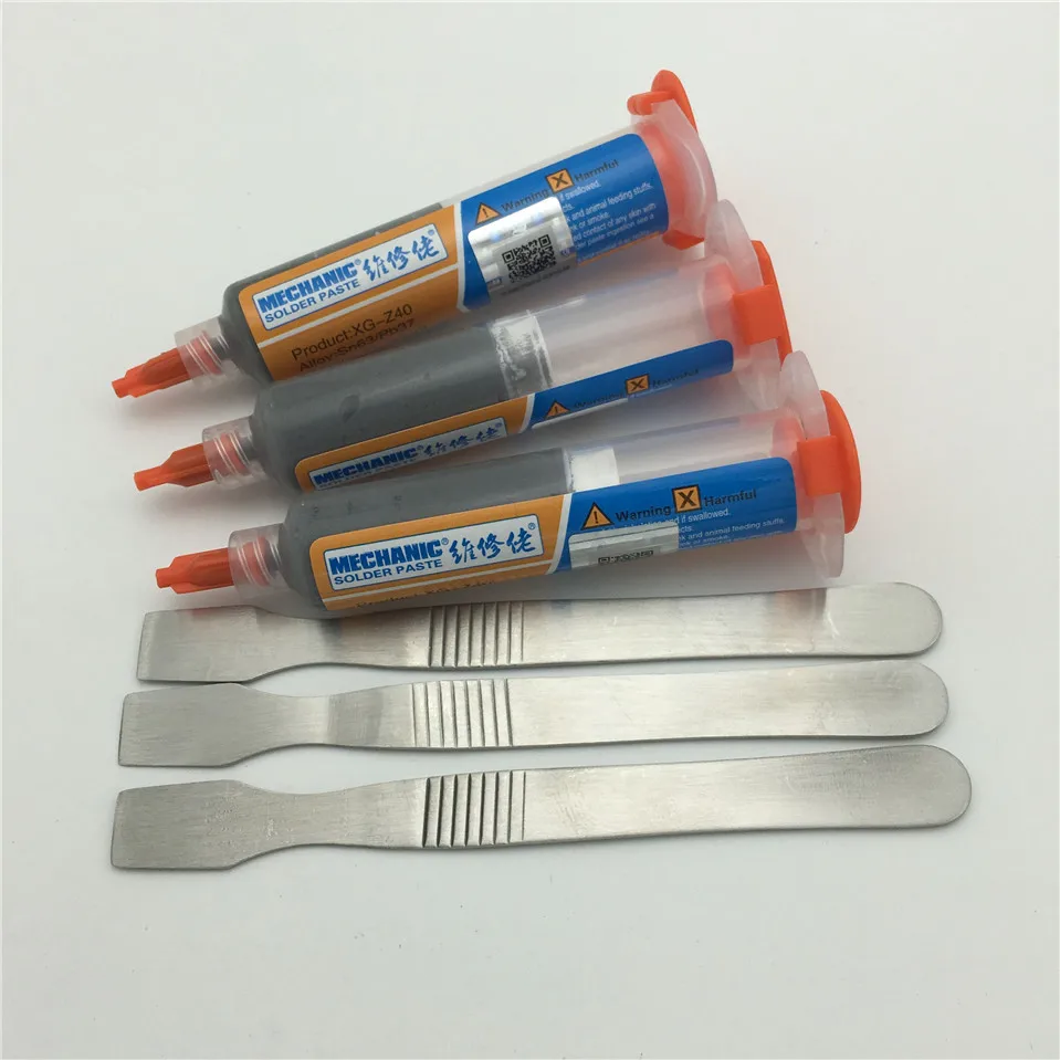 XG-Z40 10cc MECHANIC solder paste tin cream flux For Soldering Welding Repair Rework+ESD scraper | Инструменты