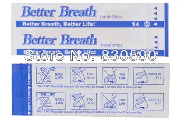 DHL Free shipping Hot Selling 4000 PCS/LOT (55*16MM) Nasal Strips 100% Drug Instant Congestion Relief | Красота и здоровье