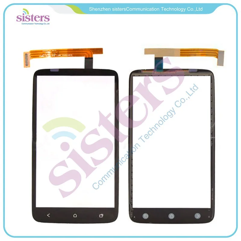 5 шт./лот высококачественный черный Сенсорный экран дигитайзер панель для HTC One X