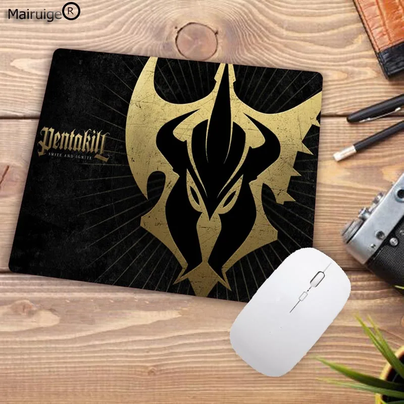 Mairuige 18x22 см резиновый коврик для мыши League of legends Уникальный Коврик мягкий большой