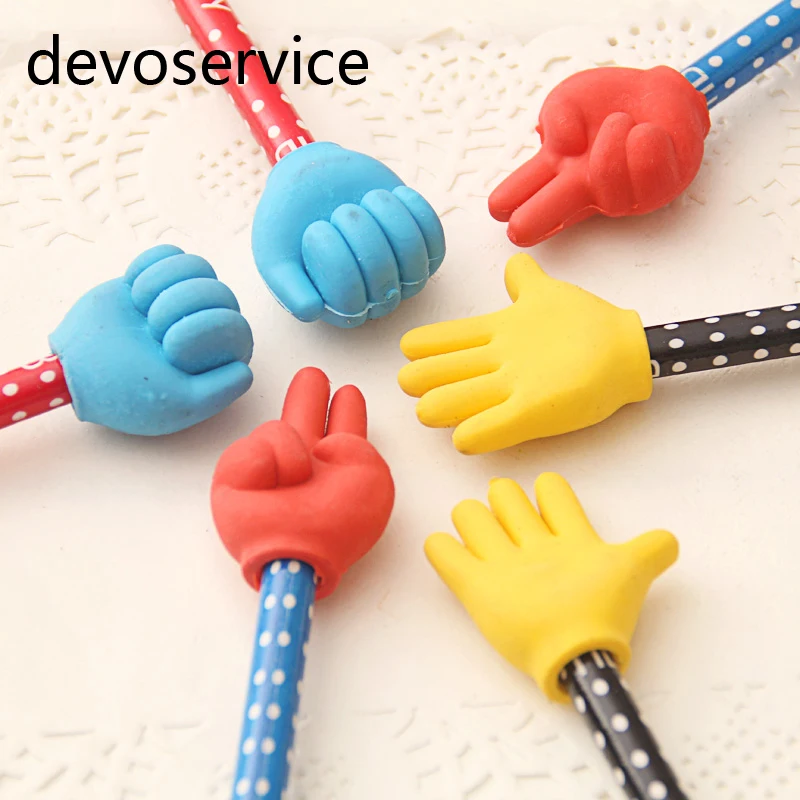 Милые жесты пальцы ластик деревянный мультфильм новинка стандартные древесные