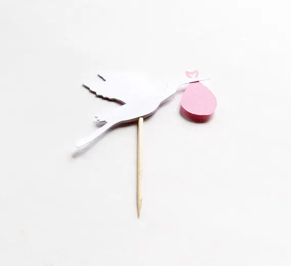 Милые розовые и синие детские фигурки для торта вечерние/пикапы детского душа