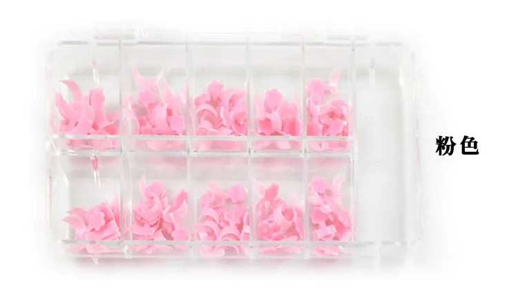 Модные короткие маленькие французские ложные ногти с опциональными патчами на 100 штук в наборе для маникюра Оптовая продажа.