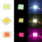 Светодиодный светильник с чипом COB высокой мощности, 10 шт., 50 Вт, 12 в пост. Тока, 32 в пост. Тока, 30000 нм, полный спектр, теплый белый, холодный белый, 3000K-K