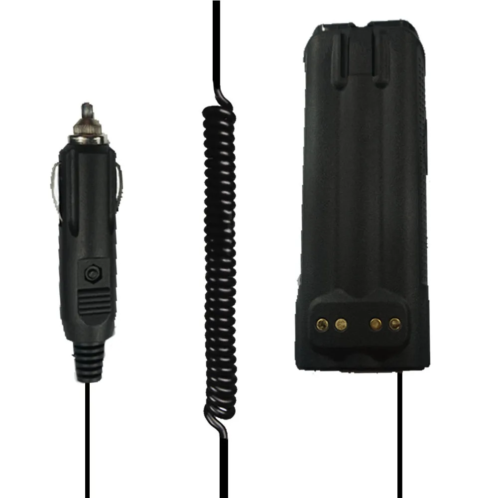 XQF Car Charger Battery Eliminator 12V for Radio Walkie Talkie XTS3000/XTS3500/MTP200/MTP300 Two Way Radio