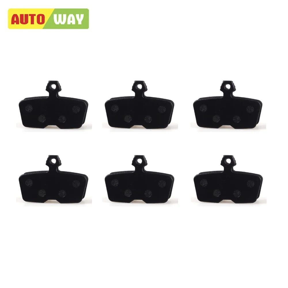 6 пар Autoway MTB велосипедные дисковые Тормозные колодки для Avid Code 2011 года Sram Red 22 S 700