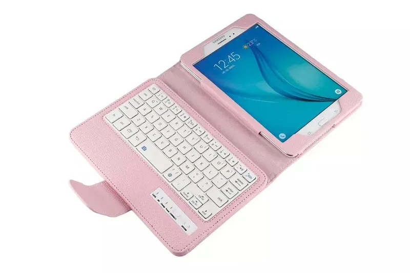 Для samsung GALAXY Tab A 8,0 T350 T355 Съемная Беспроводная Bluetooth клавиатура портфель Фолио из искусственной кожи чехол
