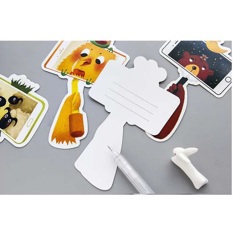 30 штук упак. Милая селфи открытка закладки Письмо бумага поздравительная День