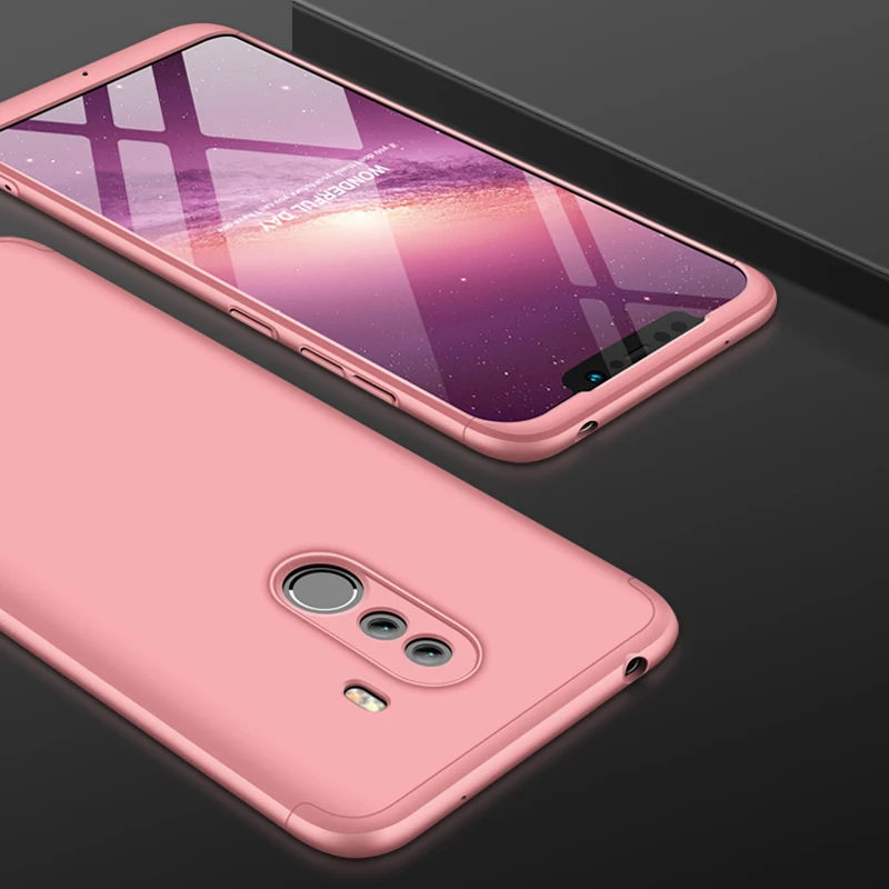 Poco F1 Роскошный 360 градусов полный чехол s для Pocophone F1 чехол для телефона для Xiaomi Pocophone F1 F 1 глобальная версия чехол для телефона