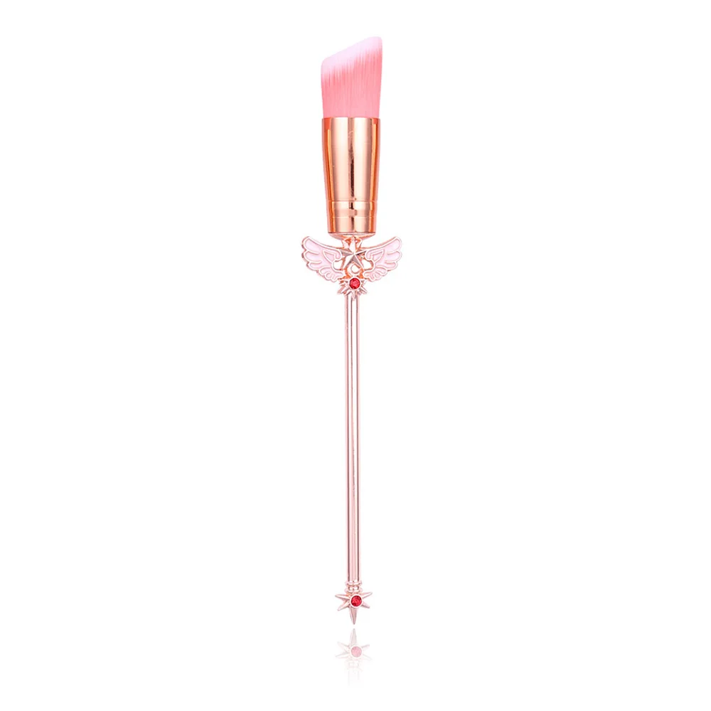 Розничная, 1 шт., кисти для макияжа Sakura/Sailor Moon, тени для век/румяна/бровей/губ, кисточка для профессионального макияжа, кисть для смешивания