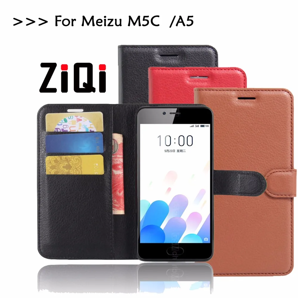Оригинальный чехол для Meizu m5c M5 C A5 телефона класса люкс из искусственной кожи