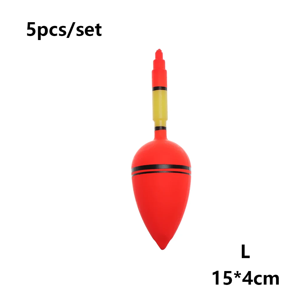 L-5pcs 5 шт./компл. XS-XL рыболовный поплавок Пластик шарики фиксаторы уход за кожей лица маска буй рукава-крылышки, чтобы напомнить о месте клева рыбы Крючки приманки Lightstick рыболовные снасти для рыбалки - Цвет: L-5pcs