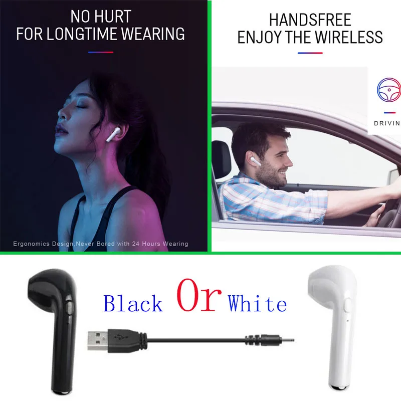 I7 TWS стерео наушники вкладыши гарнитура для смартфонов Android и IOS Bluetooth 5 0