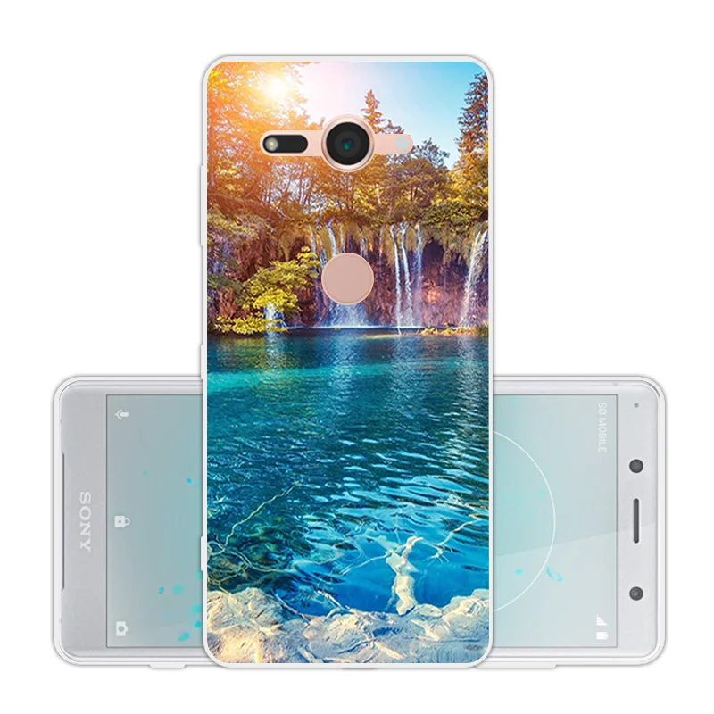 Для Fundas Sony Xperia XZ2 Compact H8314 H8324 ультратонкий ТПУ чехол для задней панели телефона 5 0