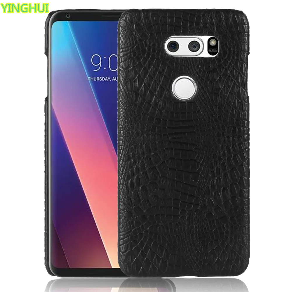 2017 New arrival For LG V30 Case H930 H933 Luxury Crocodile Skin Cover Phone Bag |