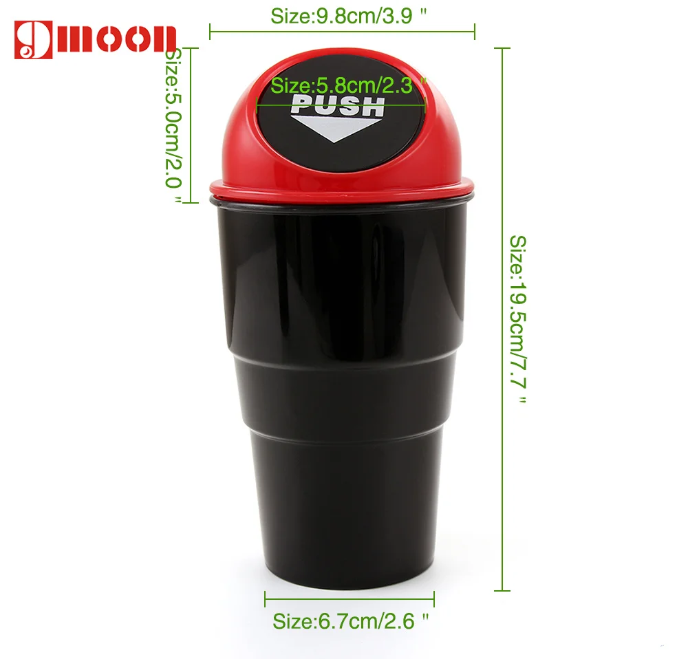 Автомобильный мусорный бак автомобильный держатель внутренний контейнер