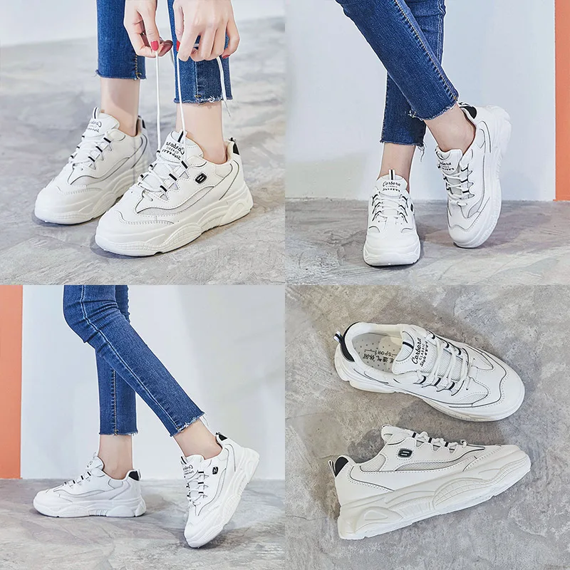 Женские кроссовки дышащие на открытом воздухе zapatillas mujer повседневные платформе