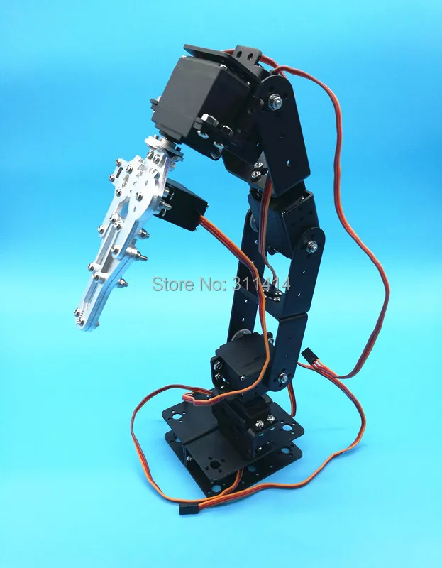 1 комплект DIY 6 DOF 3D вращающийся металлический механический манипулятор для