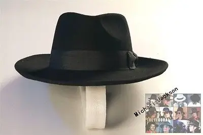 MICHAEL JACKSON MJ Black Fedora Billie 