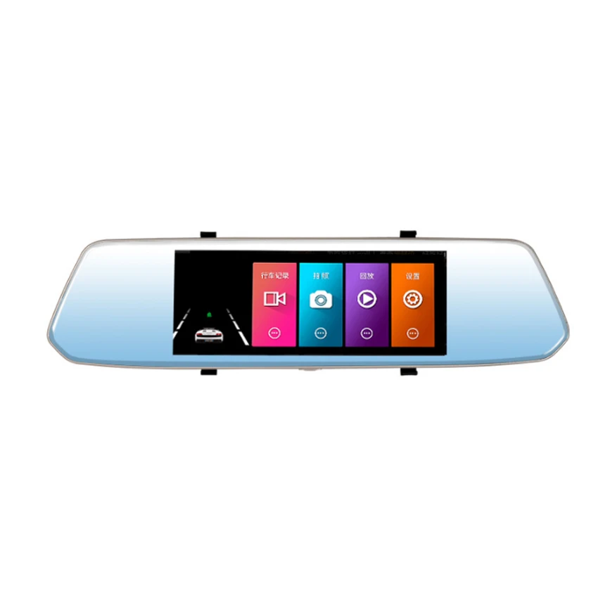 Dvr LiisLee 4,3 дюймов Full HD 1080P Автомобильный видеорегистратор тире камера зеркало для TOYOTA Corolla авто рекордер двойной объектив Поддержка обнаружения движения - Название цвета: Dvr