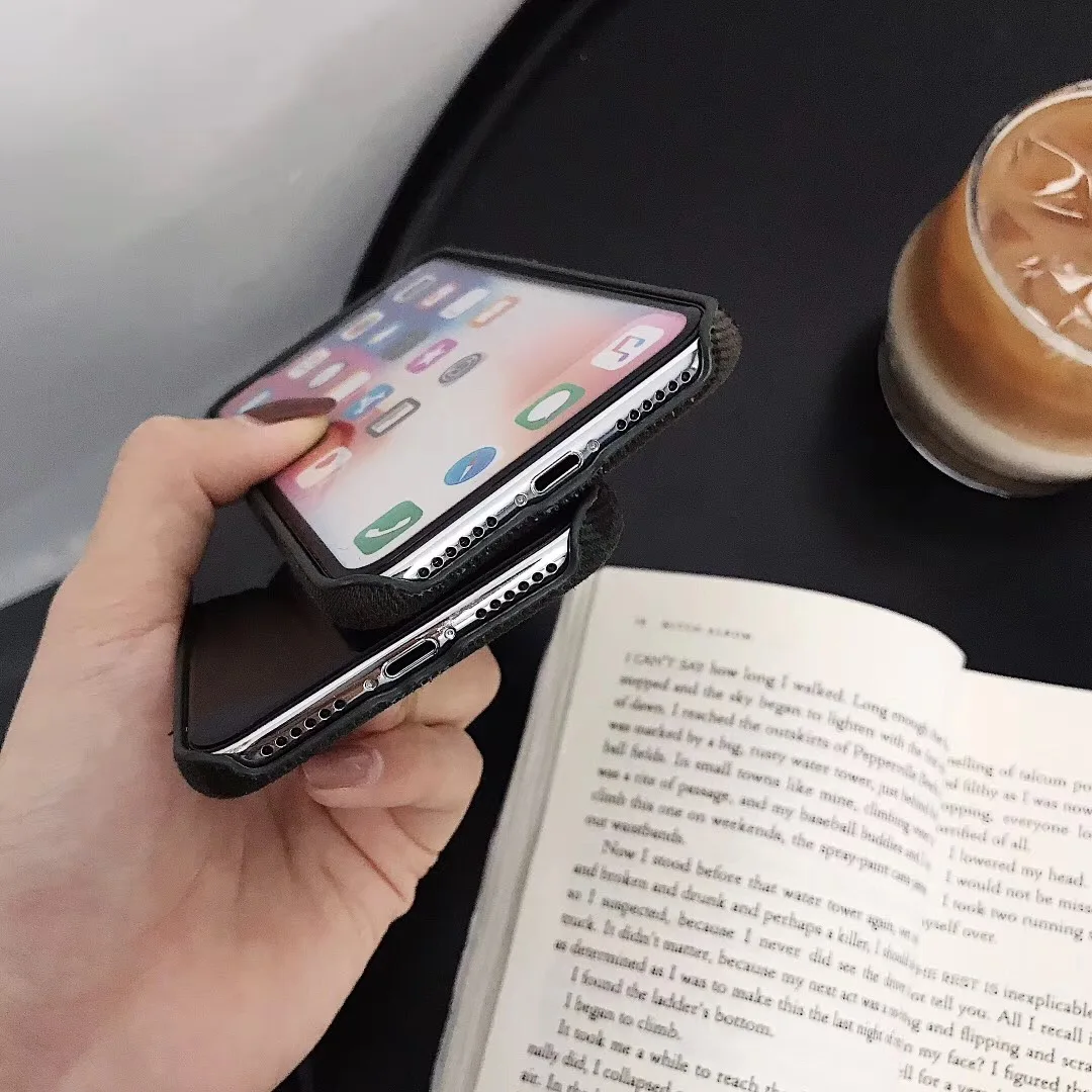 Модный Камуфляжный зеленый чехол для телефона iPhone 6 6s 7 8 Plus X Xs Max Xr тисненый