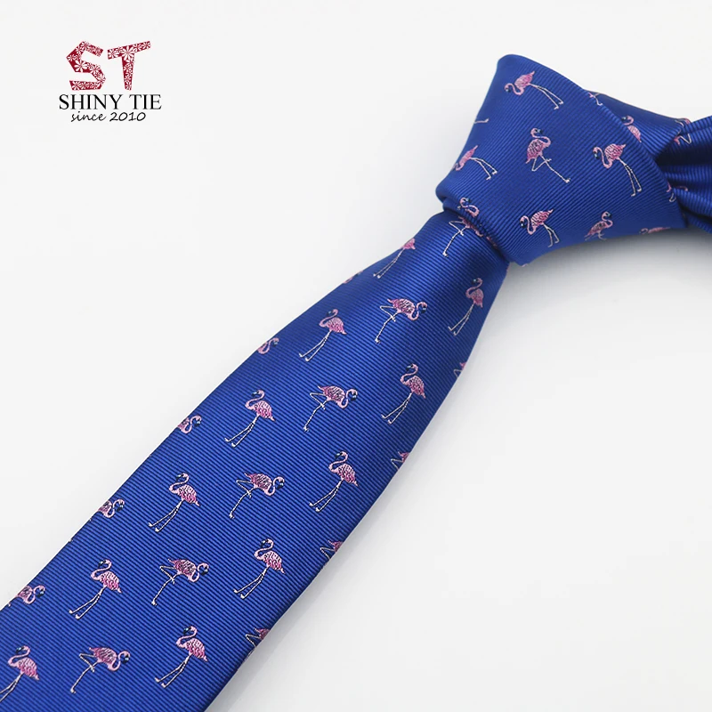 Formal Men's Tie Polyester 6CM Flamingo Elephant Print Animal Neck For Men Business Causal Fashion Party Wedding Accessories |