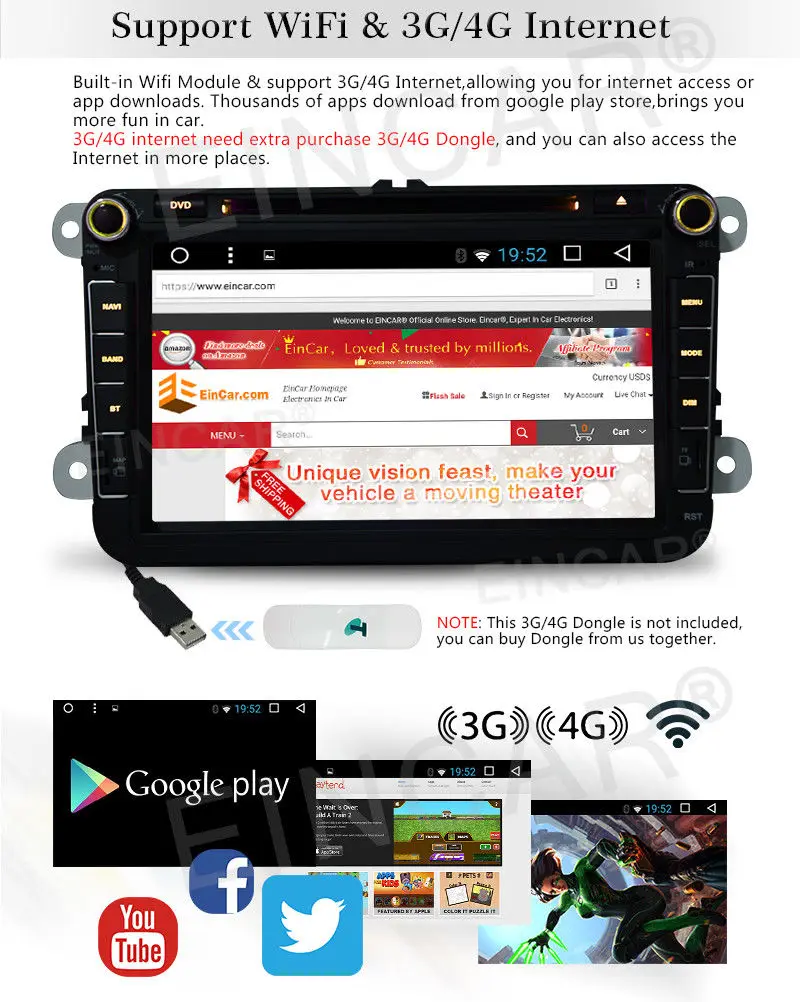 8 &quotAndroid 6 0 Автомобильный Радио dvd плеер gps Navi мультимедиа для Фольксваген