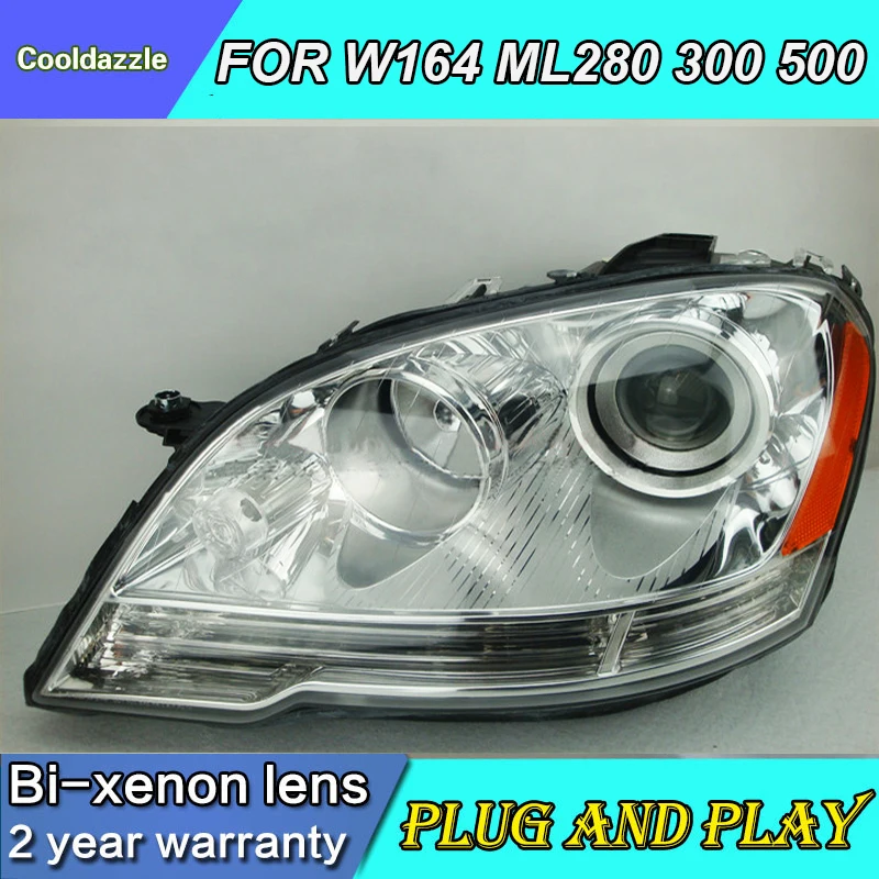Для Mercedes Benz W164 ML280 ML320 ML350 светодиодный головной светильник головка лампы 2009 2010 2011