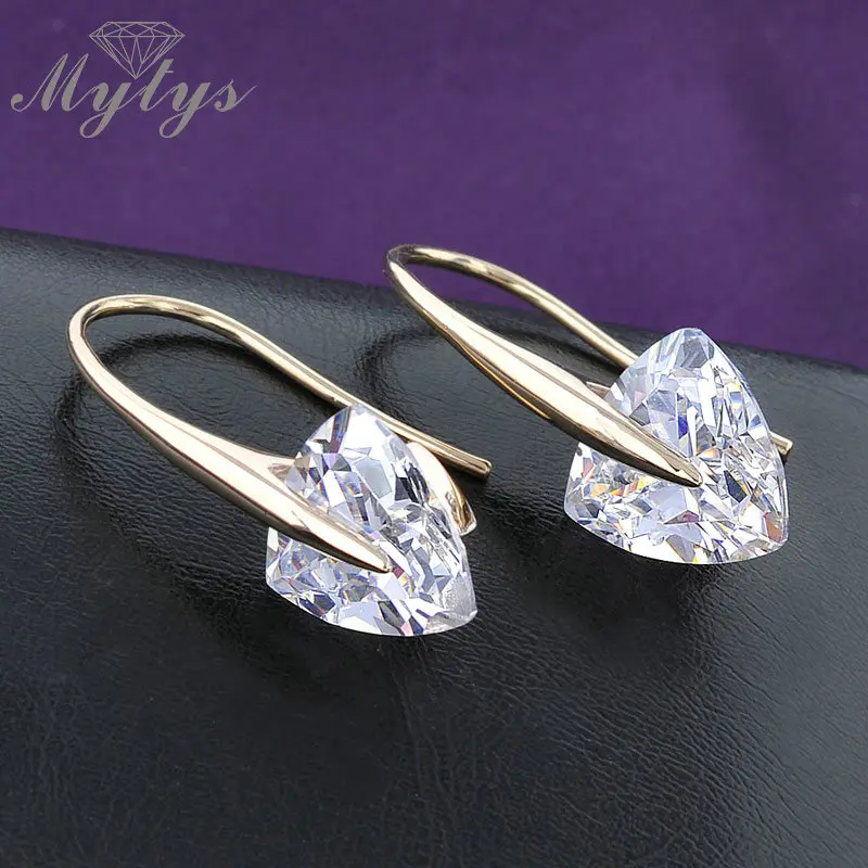 Mytys модные серьги новые модели серег с кристаллами E564|drop earrings|drop earring designsearrings designer