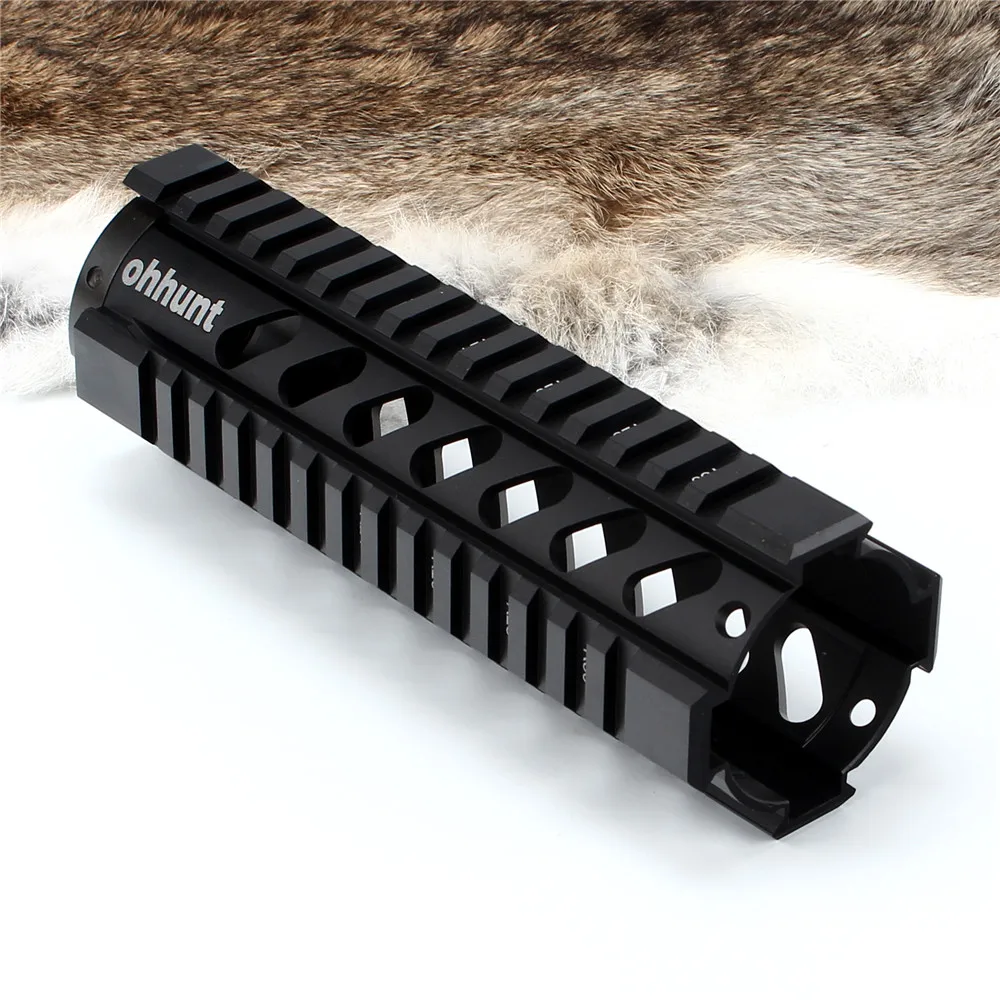 Ohhunt Тактический " 7" 1" 12" 1" бесплатно поплавок Quad Rail Handguad M4 AR15 M16 рейка Пикатинни Тип поручень RAS