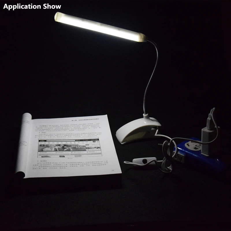 AIFENG usb led lamp book power by dc 5v 1a/2a reading light bulb for computer clip with | Лампы и освещение