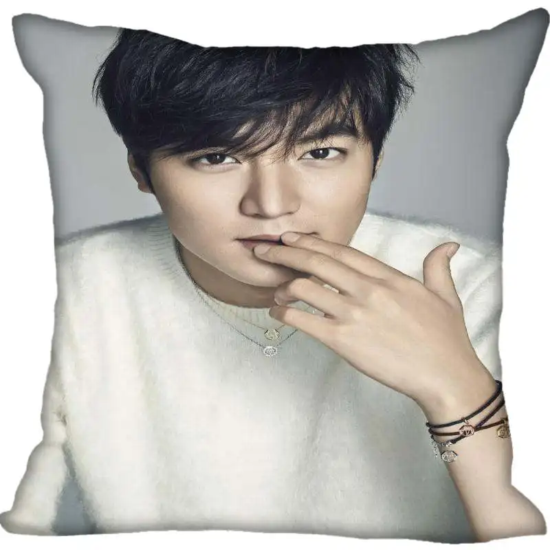 Квадратный чехол для подушки KPOP Lee Min ho на заказ спальни молнии домашняя наволочка