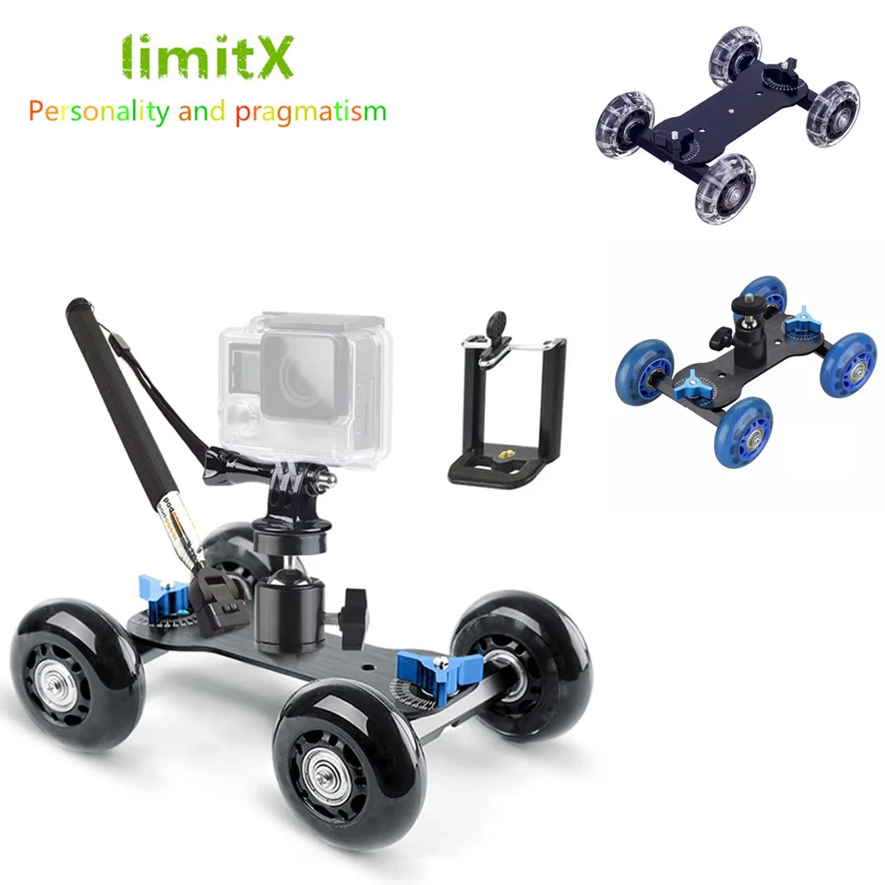 Настольный мобильный скользящий слайдер тележка для SJCAM SJ5000 SJ6000 SJ7000 SJ8000 SJ5 SJ6 SJ7 Star