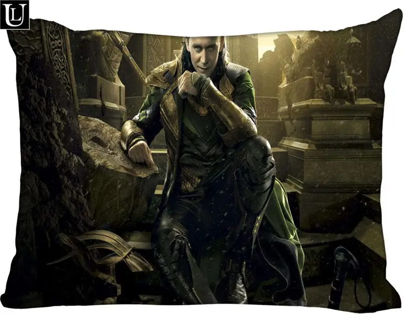 Pillowcase Пользовательские loki том Прямоугольная подушка размер крышки 45x35 см(одна сторона) печать по индивидуальному заказу с молнией полиэстер хлопок наволочка больше размер - Цвет: Pillowcase