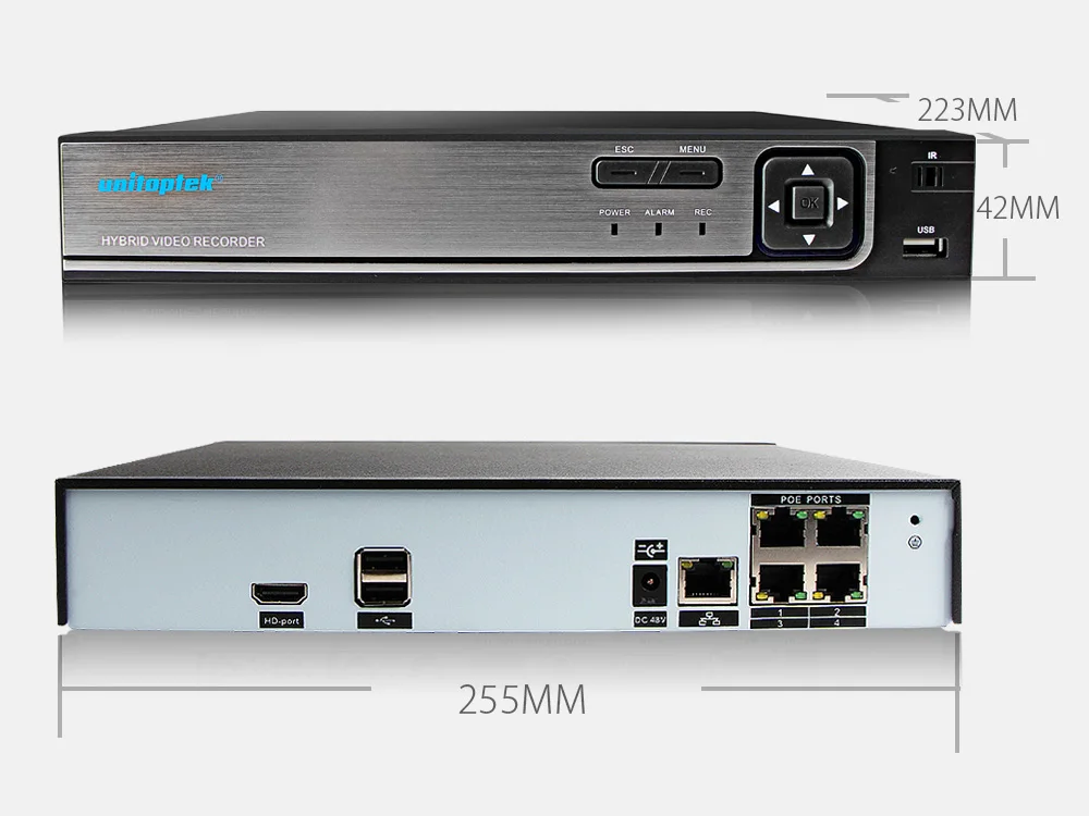 H.265 4CH 48V POE NVR комплект камеры безопасности CCTV система с 4 шт 4.0MP CCTV безопасности ip-камера наружного ИК ночного видения P2P XMEye