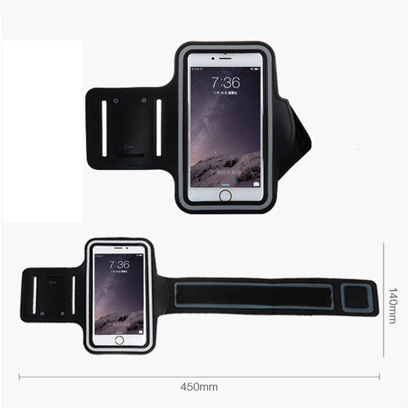 Спортивный наручный чехол Обложка для iPhone 6 7 8 Plus X Xr XS MAX samsung Galaxy S8 S9 5