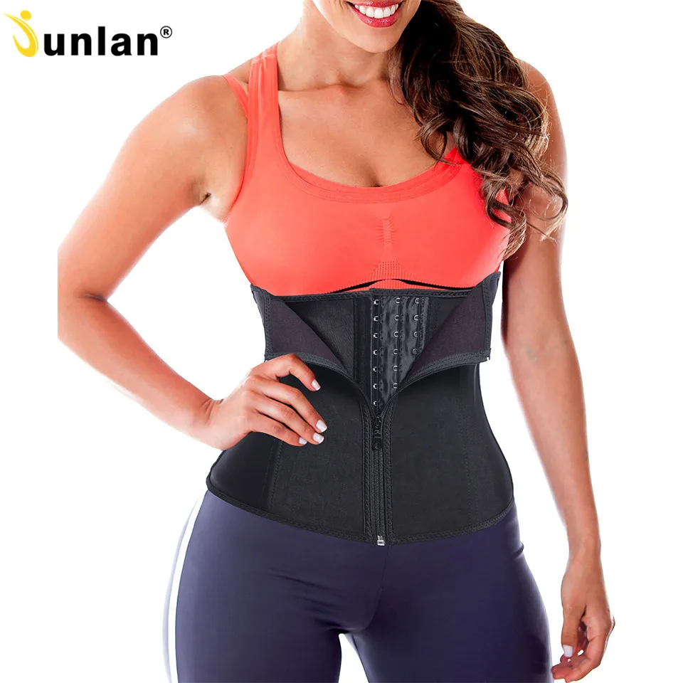 Женский латексный корсет Junlan утягивающий тонкий пояс для пота|weight loss waist trainer|weight
