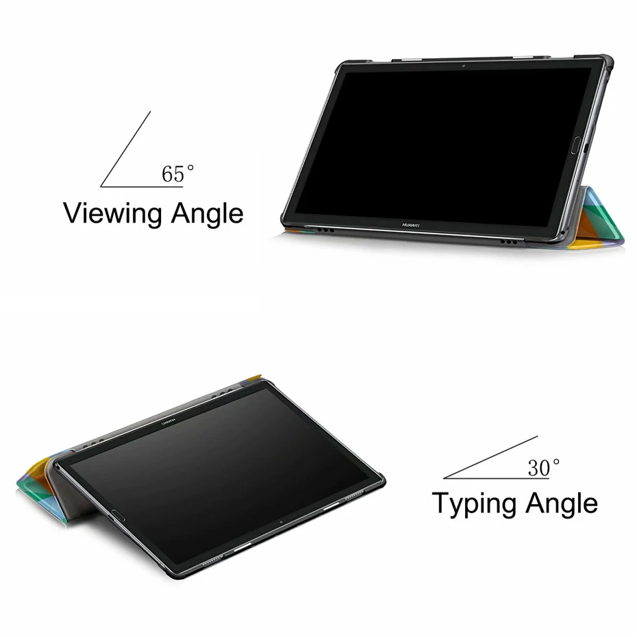 Чехол из искусственной кожи для Huawei Mediapad M6 10 8 дюйма умный чехол книжка с