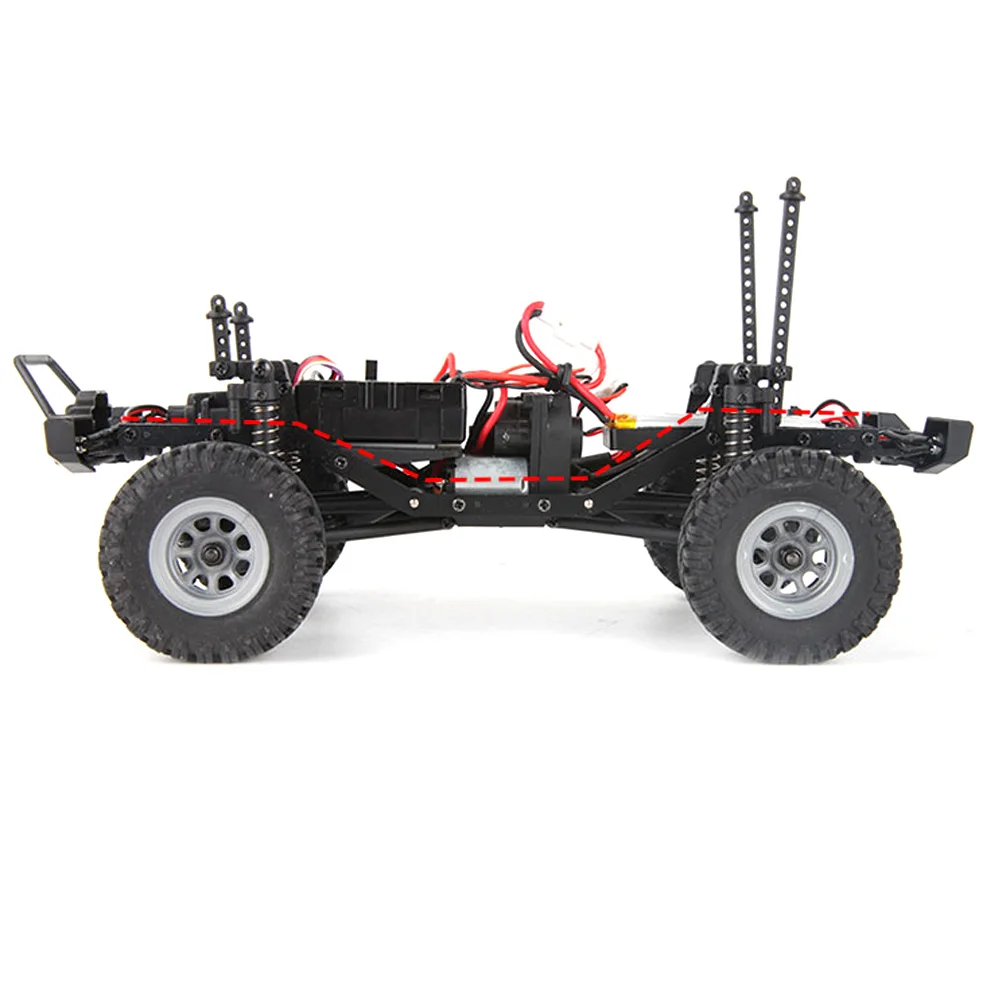 URUAV 1/24 4WD 2,4G мини RC автомобиль гусеничный модель автомобиля водонепроницаемый RTR