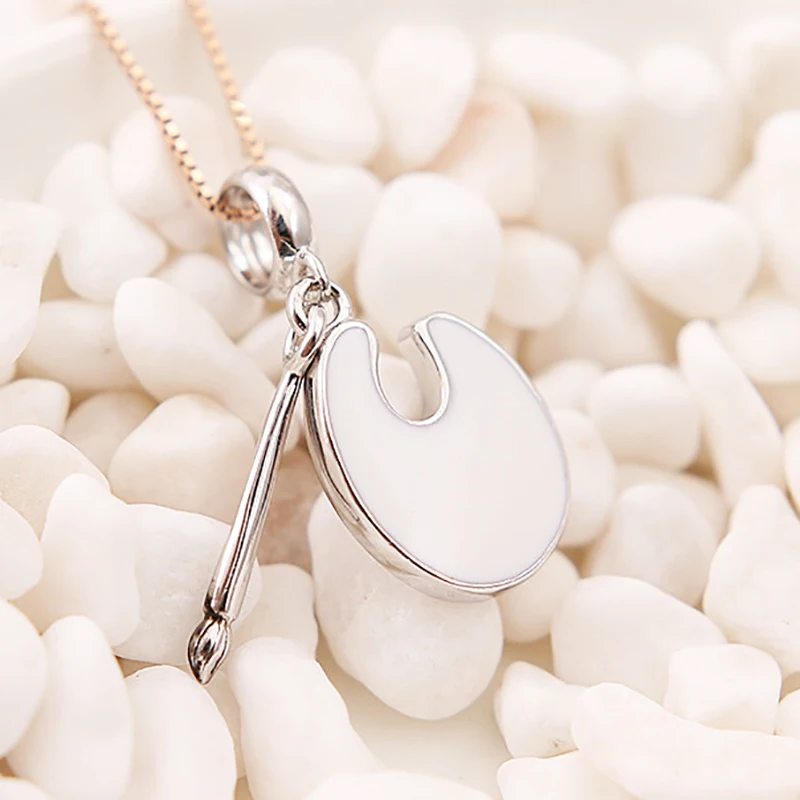 Женская подвеска из серебра 100% пробы с эмалью | Украшения и аксессуары