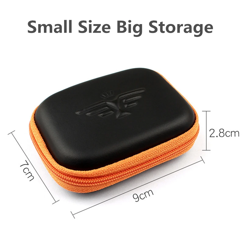 Классическая коробка для наушников сумка с застежкой молнией из искусственной