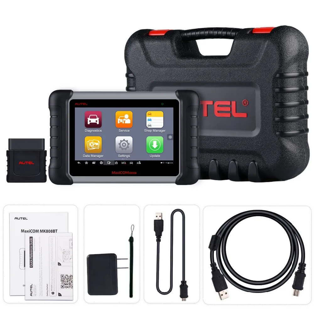 

Autel MaxiCOM MK808BT OBD2 Scanner Car Diagnostic Tool Automotive Diagnosis Functions of EPB/IMMO/DPF/SAS/TMPS For Ford Toyota