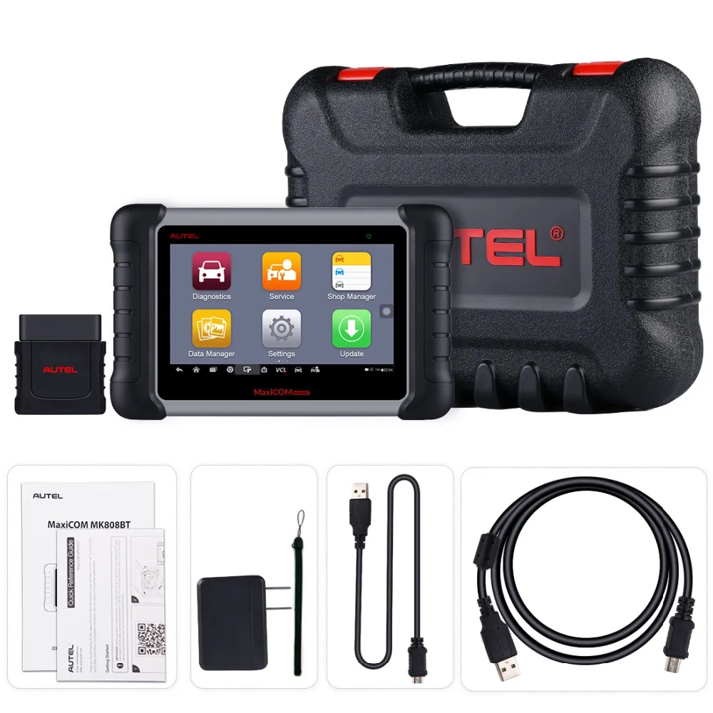 Autel MaxiCOM MK808BT OBD2 сканер автомобильный диагностический инструмент функции