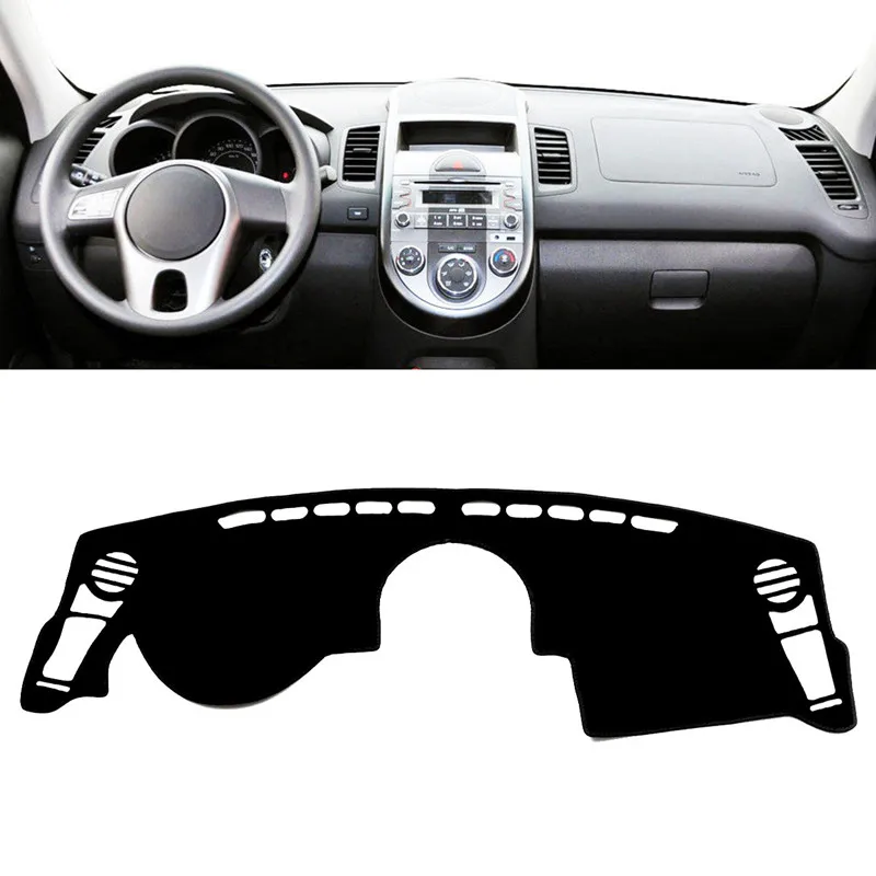 Для Kia Sorento 2010 2011 2012 2013 приборной панели автомобиля тире крышка коврик коврики