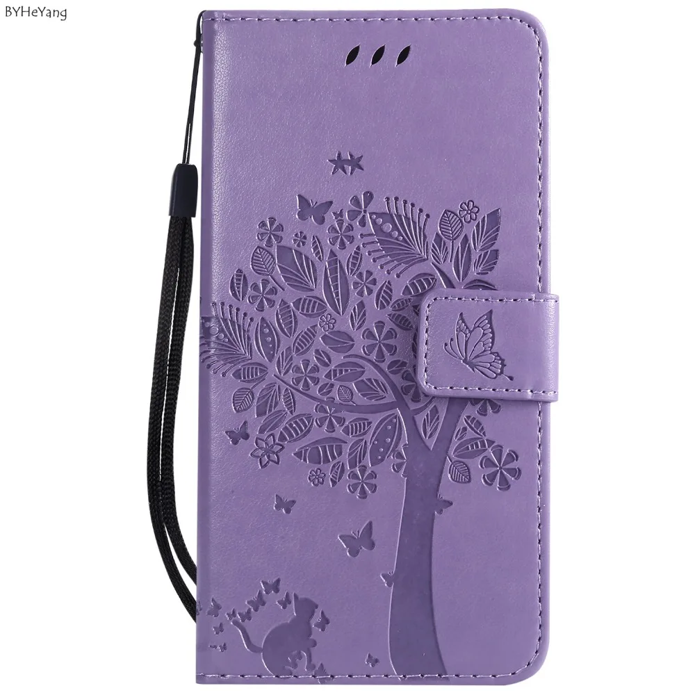 Кожаный чехол для Fundas Motorola Moto One Case Tree Cat P30 Play кошелек флип ремешок Магнитный