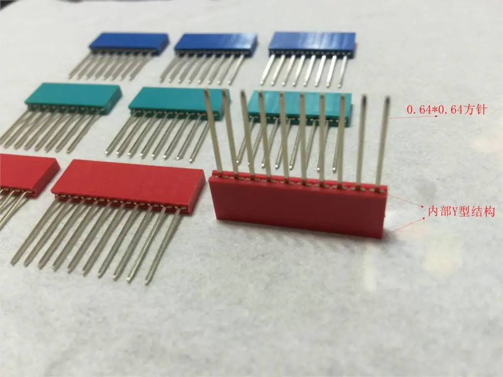 10 шт. x 4Pin 6Pin 8Pin 10Pin 11 мм 15 красный синий желтый PC104 женский штыревой разъем